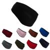 1Pc Sports Warm Headband with Ear Covers, Winter Outdoor Cycling Fleece Forehead Protector, Skiing Windproof Headband