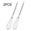 Mix Whisks Stir Beat 180*25mm Convenience 2PCS Mini Small Stainless Steel