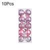 10Pcs/box Decoration Ball New Year Gift Party Decor 5cm Xmas Tree Pendent Color Christmas Balls Tree Ornaments