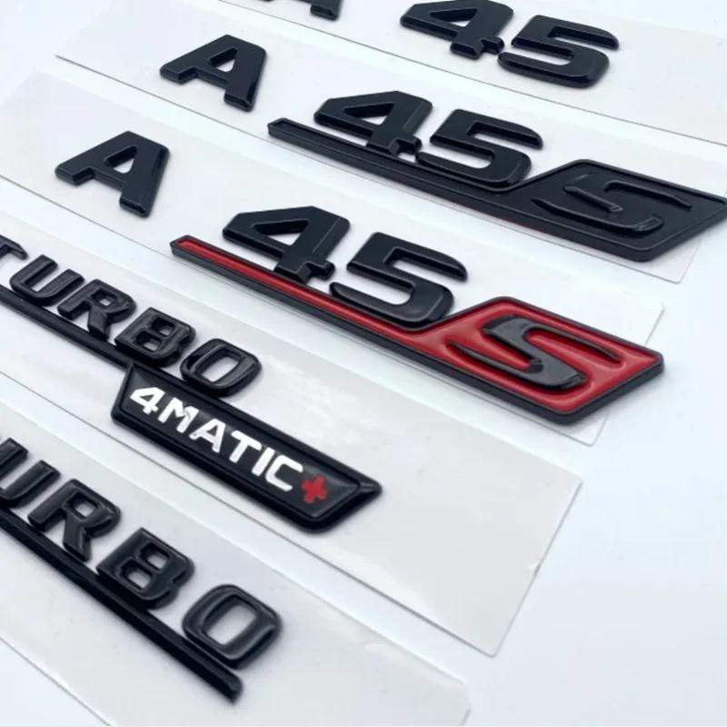 3D ABS красный и черный S-логотип A35S A45S буквенная эмблема наклейка подходит для Mercedes-Benz A45S AMG W176 W177 автомобильные аксессуары.