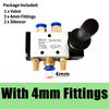 5/2 Way Pneumatic Air Hand Lever Operated Valve Manual Control 2 Position 3 5Port Push-Pull 3H210-08 4H210-08 4H410-15