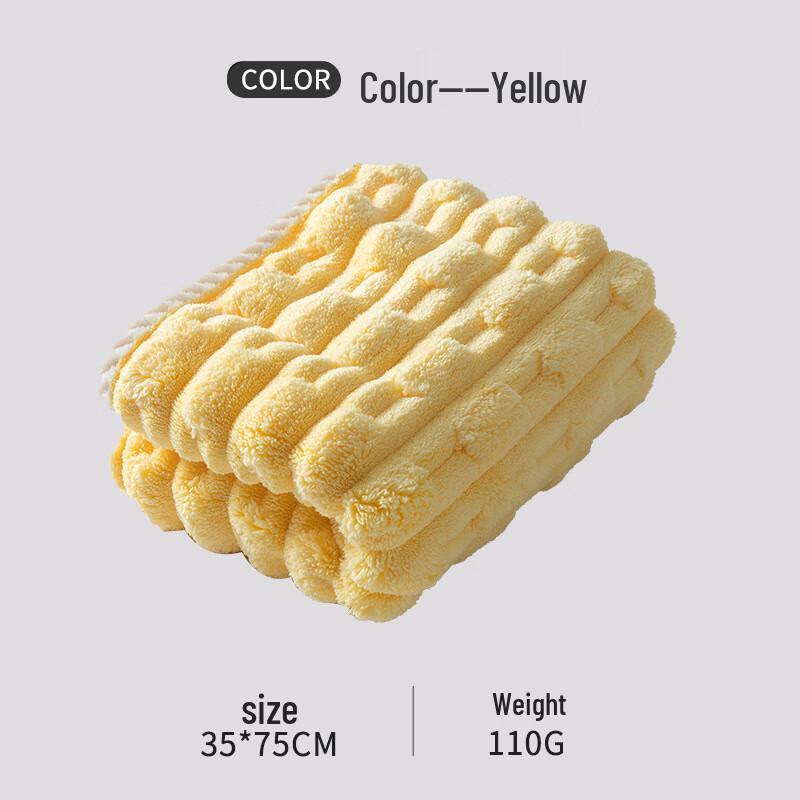 Alliance Bamboo Coral Fleece Hair Drying Towel