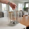 Upside-Down Cup Drying Rack Large Capacity Glass Cup Storage Rack Rotating Cup Holder  Kitchen