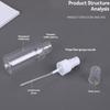 20 Pieces Plastic Atomizer Bottles 30 ml Mini Spray Bottles for Travel Refill Empty Mist Containers Fine Perfume Sprayer for Cosmetic Sample Essentia