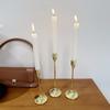 3Pcs/Set Exquisite Candlestick Holder Metal Table Candle Stand Candlelight Dinner Props  Wedding