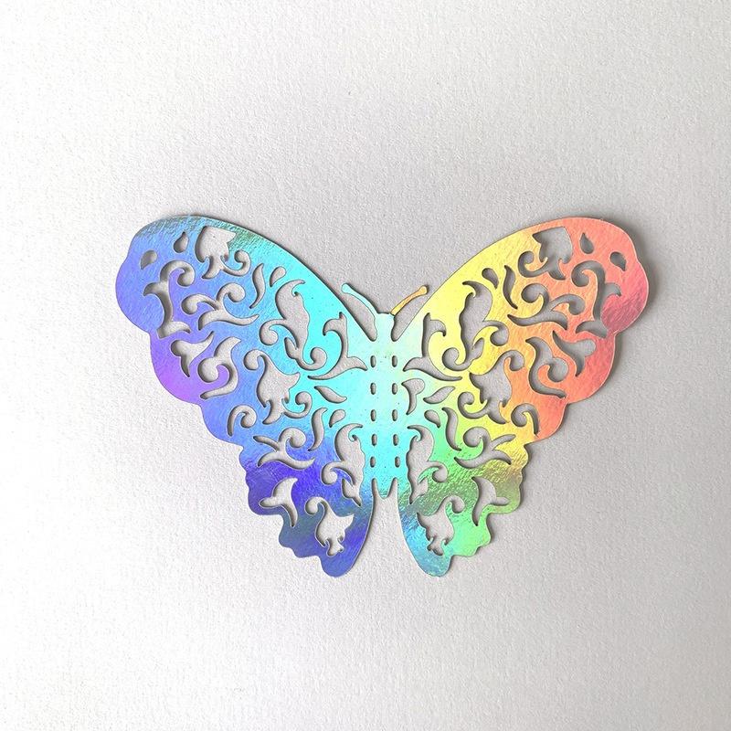 24Pcs Hollow 3D Butterfly Wall Sticker for Wedding Decoration Living Room Window HomeDecor DIY 3D Colorful Butterflies Stickers