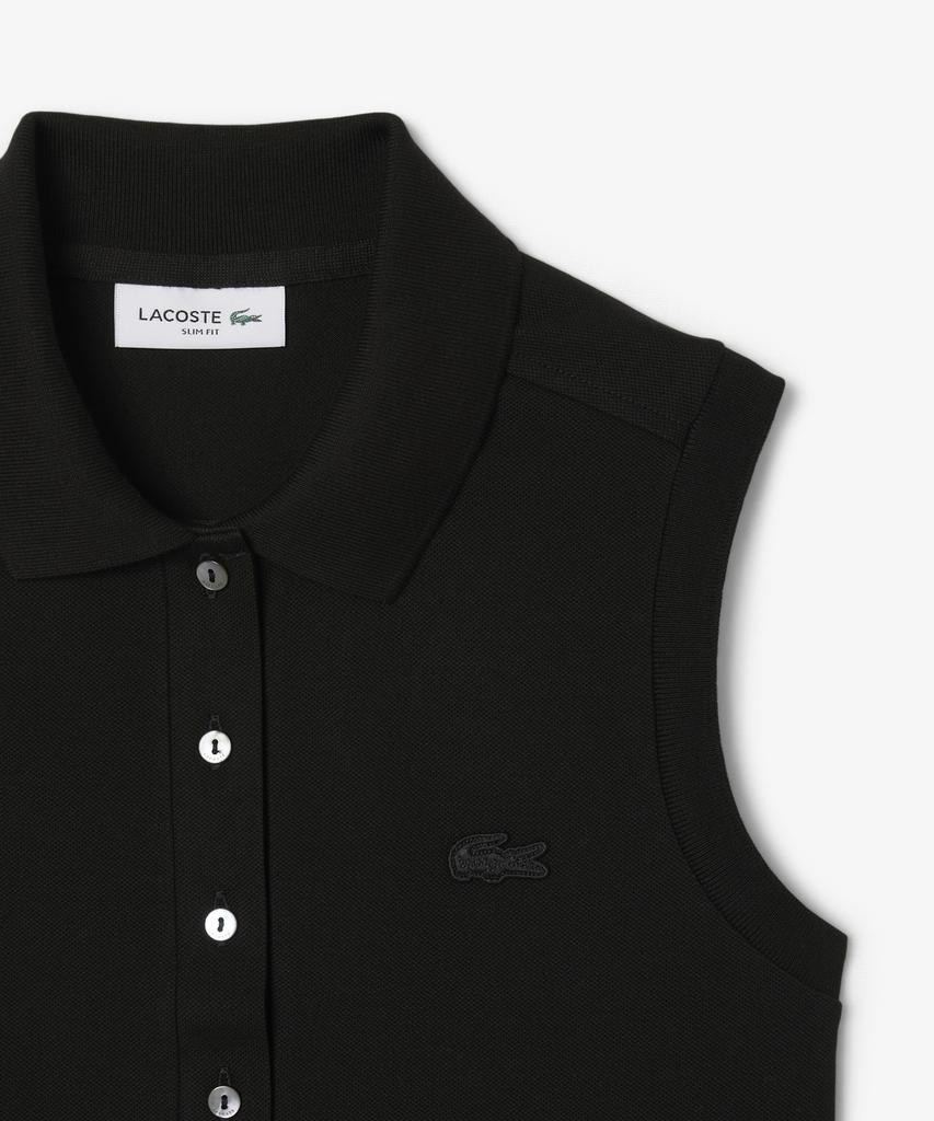 Женская приталенная безрукавка-поло LACOSTE Pf5445-56G 031