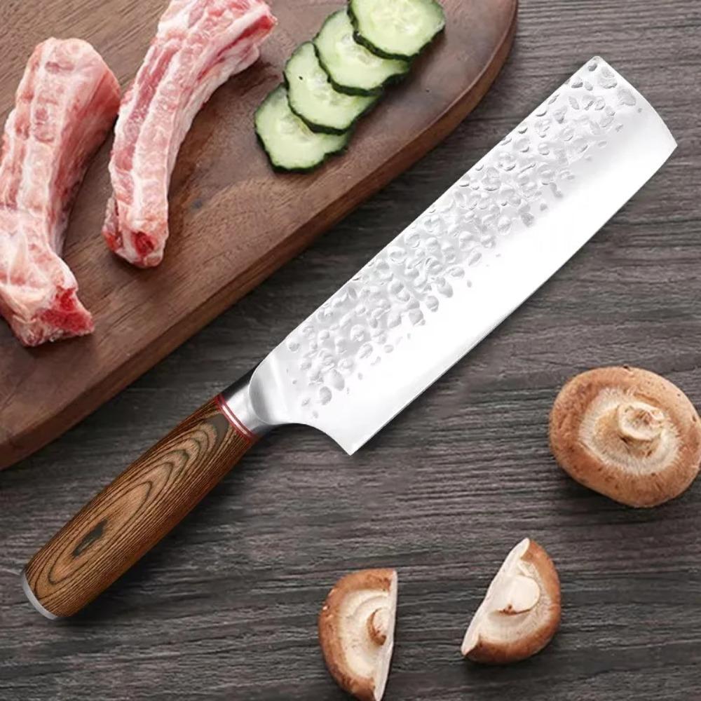 Профессиональный нож-топорик кованый кухонный нож для нарезки мяса и рыбы шеф-повара из нержавеющей стали нож для обвалки для кухонных инструментов