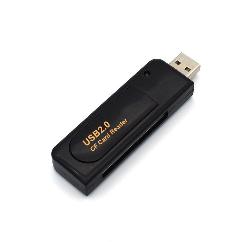 USB 2.0 CF Card Reader for CCD Digital Camera Compact Flash Memory Card Viewer Writer Data Transfer Adapter Extend Memory Dongle