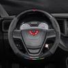 Genuine Leather Steering Wheel Cover for Wuling Hongguang Mini, Capgemini, Journey, Starlight, 730, Glory, and New Card Models.