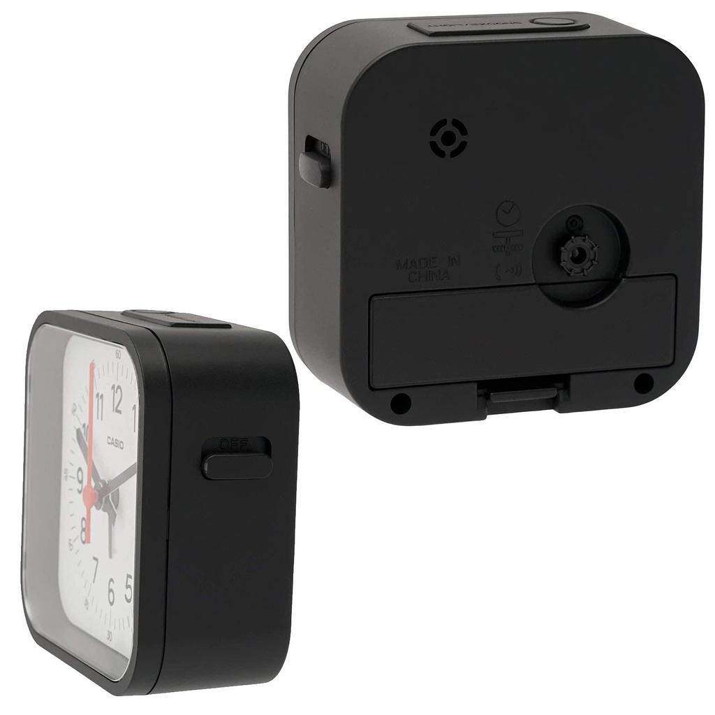 Casio Будильник настольные часы черный аналоговый маленький мини свет Snooze Light TQ-169-1JF