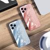 Золотая Бабочка Для IPhone 16 Pro Max 15 Pro 14 13 12 Mini 11 XS Max XR 7 8 Plus SE 2022 Закаленное Стекло Чехол для Телефона