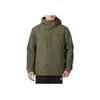 Adidas Warm Casual Outdoor Sports Hooded Jacket Men Outerwear Army-Green IP2535