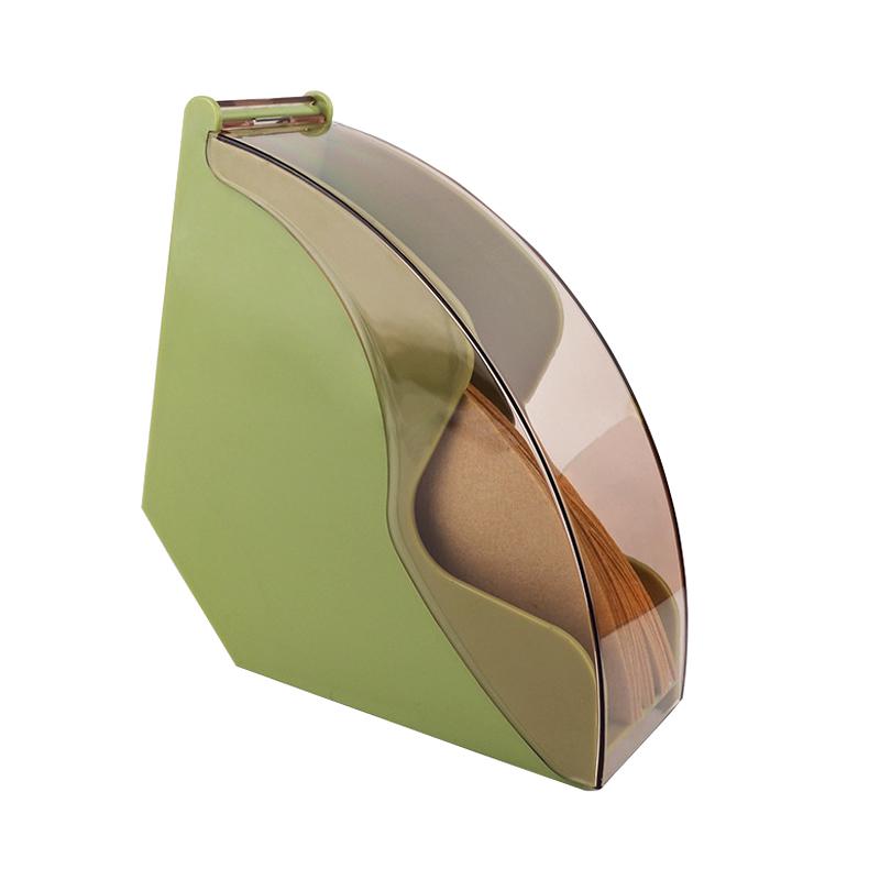 Ручной держатель для кофейного фильтра с акриловой крышкой, держатель для хранения бумажных фильтров, инструменты для бариста для кухонной утвари