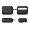 Чехол для AirPods Pro 2 со складной подставкой, чехол для наушников из ТПУ и ПК с карабином