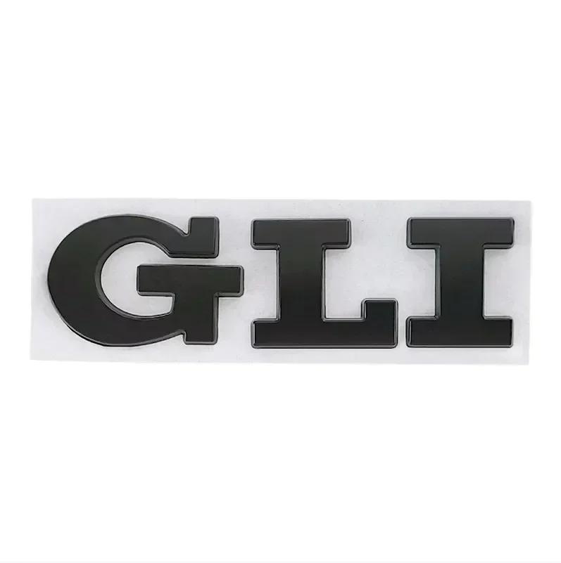 3D Metal Car Letters GLI Logo Rear Trunk Front Grill Badge Emblem Sticker Decals For Volkswagen VW Jetta MK2 MK4 MK5 MK6 MK7 MK8 zd1