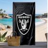 Пляжное полотенце с принтом Las Vegas Raiders Мягкое Портативное Быстросохнущее?Сухое полотенце для бассейна, летнего отпуска, активного отдыха на природе
