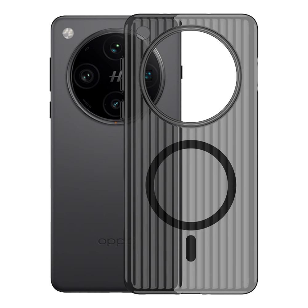 Применимо к чехлу для мобильного телефона oppofindx1pro findx1ultra ультратонкий гофрированный магнитный зажим x1 матовый прозрачный жесткий чехол