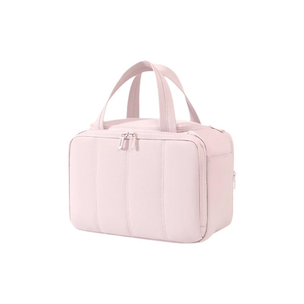 Dry-wet Separation Travel Toiletry Bag Large Capacity Women Cosmetic Tote Travel Use