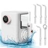 360° Rotatable Oral Irrigator Tabletop Water Flosser Rechargeable IPX5 Adjustable Pulse Water Pressure Teeth Cleaning Care Tool
