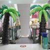 Durable Palm Tree Leaf Balloons Aluminum Foil Palm Leaf Balls  Baby Shower