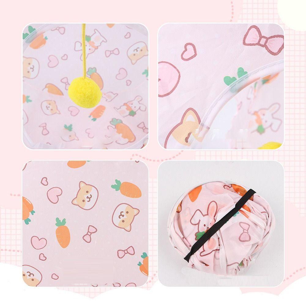 Складное кошачье гнездо Полиэстер+Стальная проволока Игрушка для питомца для веселой игры Веселый кошачий туннель Труба Кот