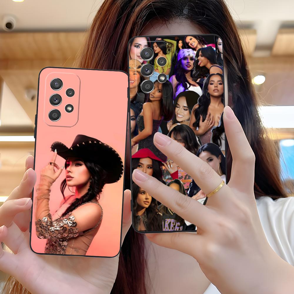 Модный матовый чехол из ТПУ Becky G для Samsung Galaxy M55 54 42 35 34 33 32 23 22 15 14 13 12 F55 5G Цветная крышка