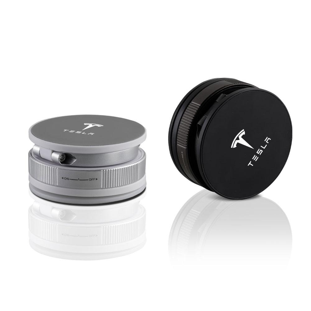 pwknb9 1pc Car Phone Magnetic Stand with Mechanical Vacuum Suction Cup, Navigation Universal Holder For Tesla Model Y 3 S X Roadster