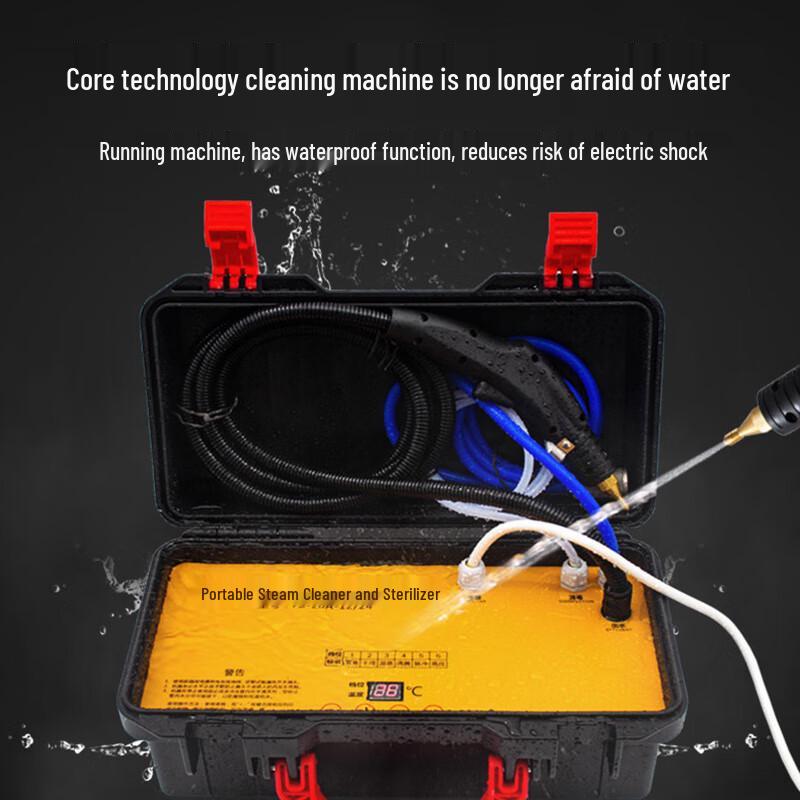 TURBOVOLT Commercial High-Pressure Steam Cleaner CN plug (adapter included)