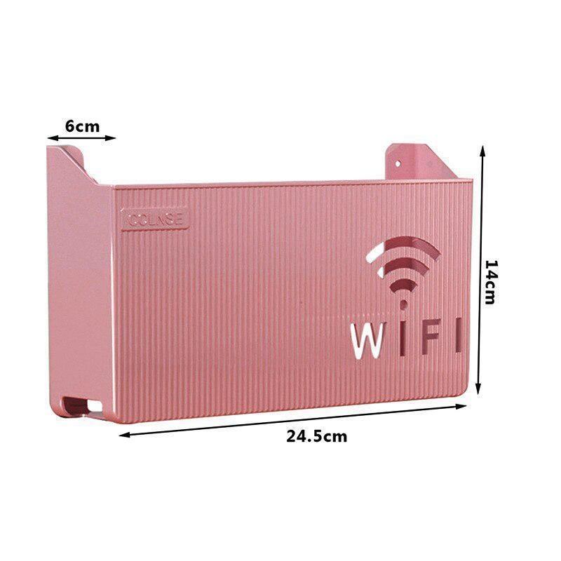 1 шт. настенный беспроводной маршрутизатор Wi-Fi, полка, ящик для хранения, органайзер из АБС-пластика, кабель, кронштейн для питания, органайзер, ящик для домашнего декора