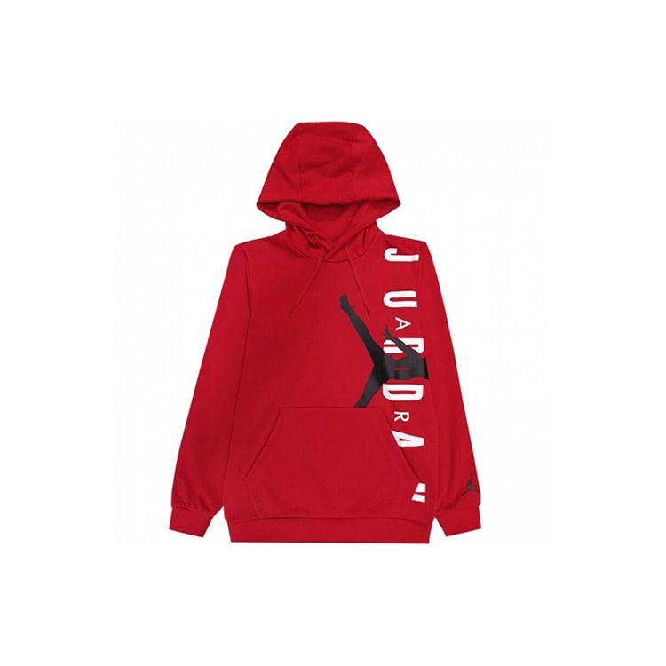 Jordan Sweatshirts Men's Red Hooded Moderate Regular CV5482-687