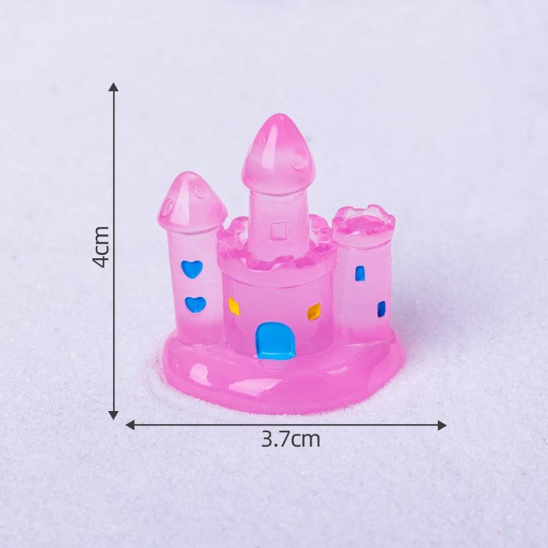 Замок Мечты Яркая Луна Маленький Дом Декоративные Аксессуары Микро-ландшафт Маленькие Украшения