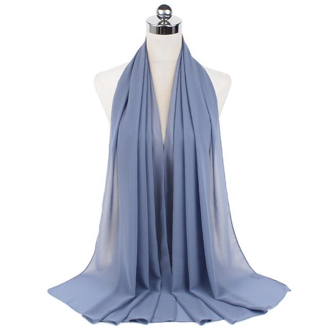 Muslim Women Bubble Crinkle Summer Thin Veil Hijab High Quality Solid Color Soft Long Shawls Foulard Islamic Arab Headscarf New