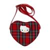Sanrio Hello Kitty Сумочка-сердечко ( шотландка ) Япония НОВЫЕ Персонажи Sanrio