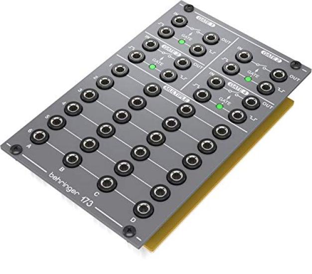 Behringer Analog Synthesizer Modular Eurorack Module Eurorack Compatible Analog Quad Module SYSTEM100 Series 173 QUAD GRAY Gate/Multiple