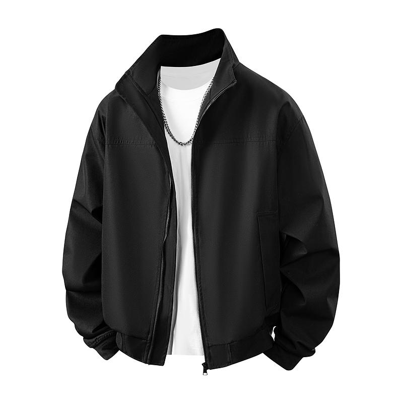 Новая куртка со стойкой воротником, мужская куртка в стиле бейсбол, повседневная куртка, мужская бейсбольная форма, свободный костюм-авиатор для пары, студенческая куртка