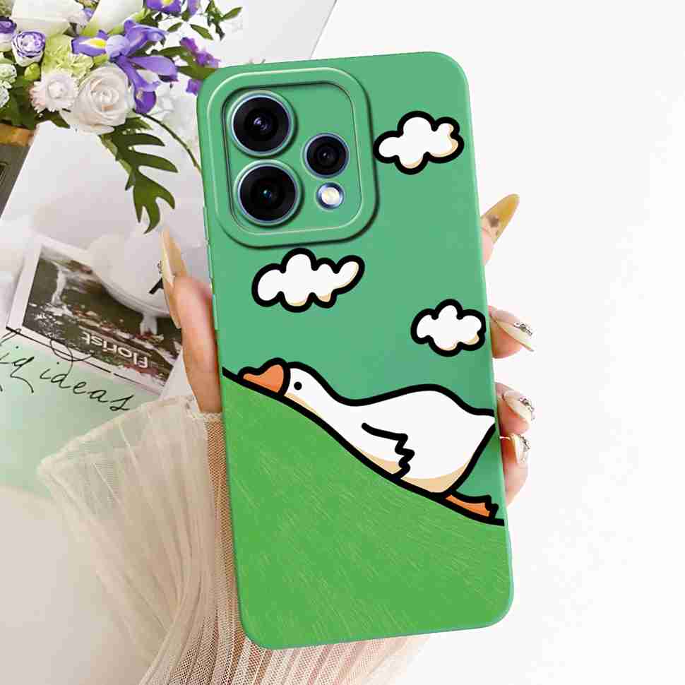 Чехол для Oppo Reno15 5G CPH2825 Силиконовая задняя крышка для Oppo Reno 15C Reno15c 5G Милый мультяшный чехол для телефона с пандой Ударопрочный