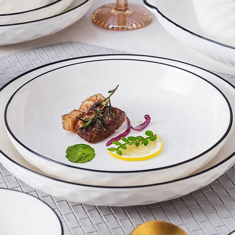 Керамические обеденные тарелки Jingdezhen подглазурной росписи