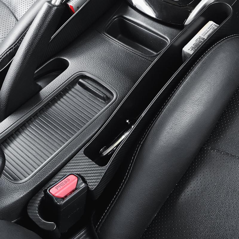 New 2PCS Car Seat Gap Storage Box Fill Auto Seat Gaps To Prevent Cell Phones From Falling Universal Tool Kit Car Accessories