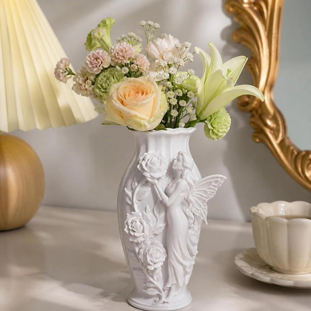 3D Printing Elf Emboss Vase Minimalist Desktop Decorative Vase Desktop Decoration