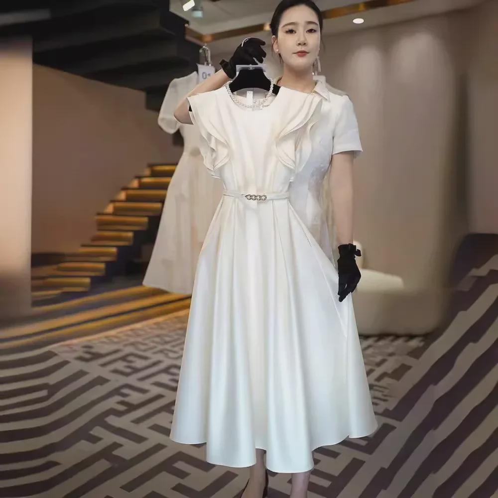 Elegant French High-Grade Summer Skirt for Formal Occasions - Women's Fashionable Dress 2023