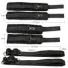 Couples Bed Handcuffs Sex Toys For Woman Bdsm Bondage Set Ankle Cuff Restraints Rope Strap Handcuffs Ankle Cuff Adult Game Goods