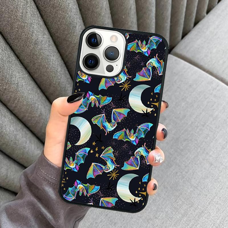 Halloween Bat Phone Case For iPhone 17 Air 16 16e 15 13 14 Pro Max 11 12 Plus 2022 MAX Shell Cover coque