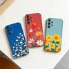 B-Красивые Цветы Чехол Для Телефона Для Samsung S25,S24,S21,S22,S23,S30,Ultra,S20,Plus,Fe,Note,10,9,5G Черный Чехол