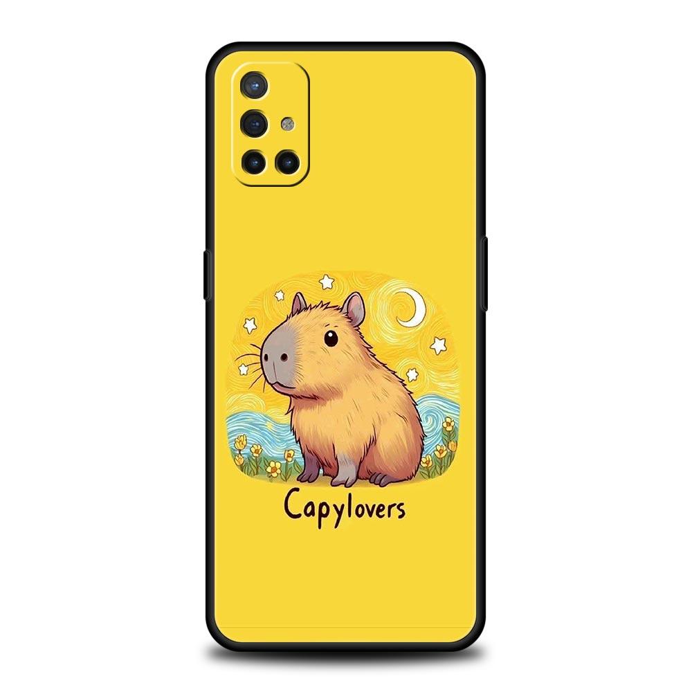 Аниме Капибара Дельфин Чехол для Телефона Для OnePlus 13 12 11 10 9 8 7T Pro 13R 12R 10R 9RT 8T Nord N200 N30 2T CE 2 3 5G Lite Обложка