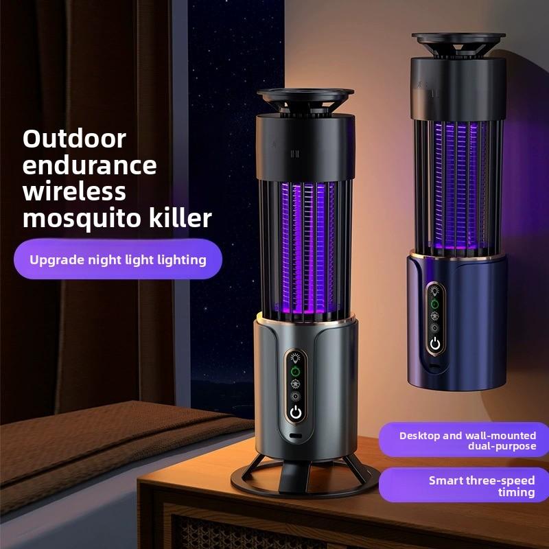 Lámpara antimosquitos LED USB repelente de insectos eléctrico mata mosquitos portátil