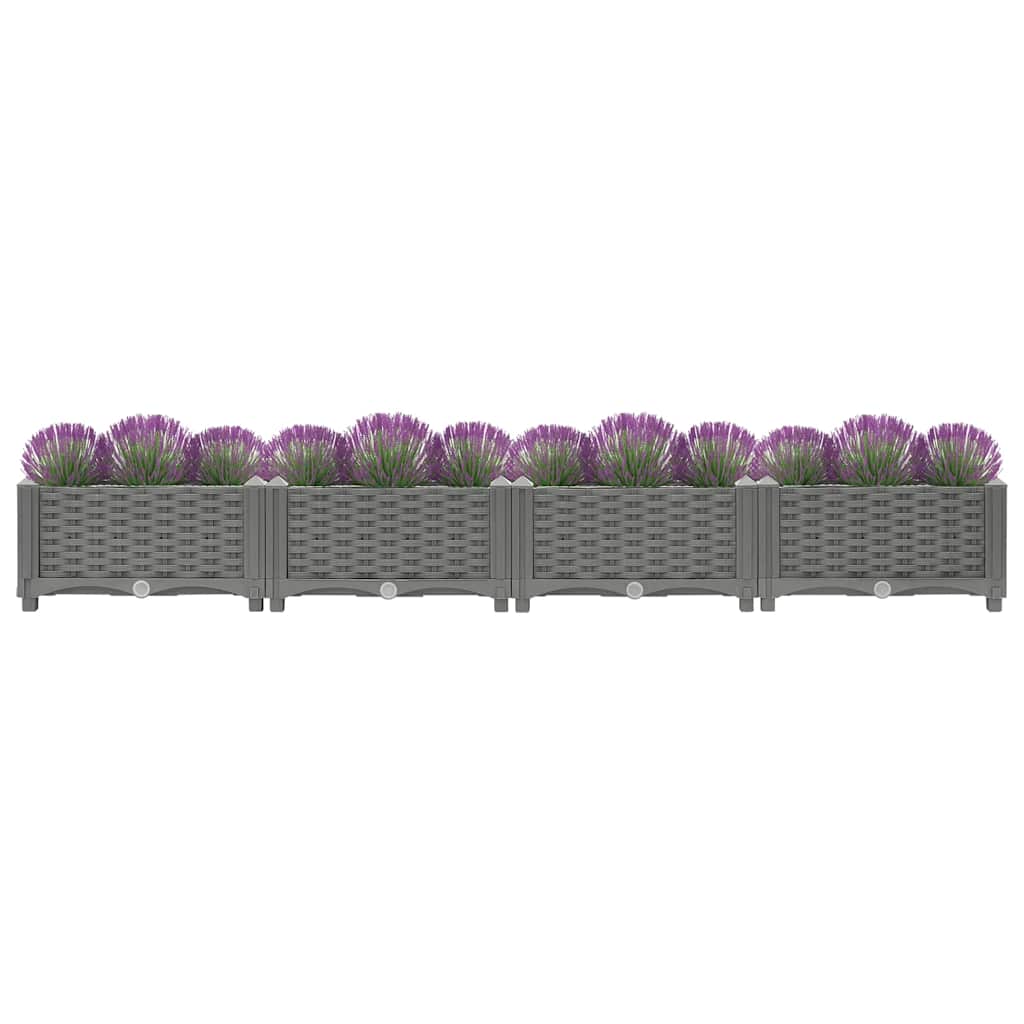 Raised Garden Bed 160 x 40 x 23 cm Polypropylene