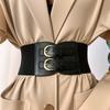 1 шт. Эластичный пояс Женский Черный Модный Универсальный с Украшением Юбки Блейзер Женский Широкий Пояс-Кушак