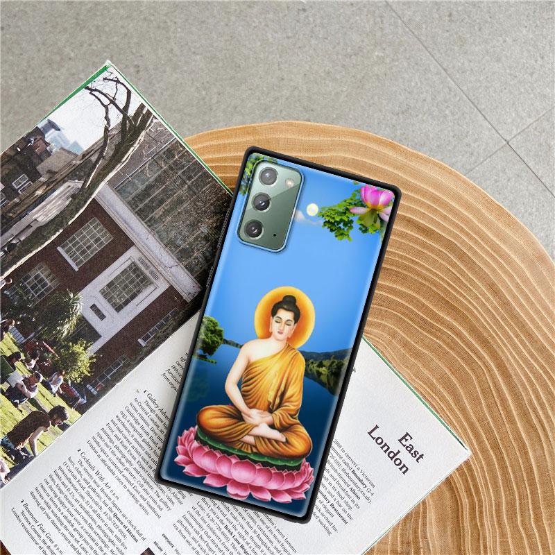 Силиконовый чехол для Samsung Galaxy S20 FE S10 Plus S21 S9 S8 Note 10 Lite 20 9 Ultra Чехол для телефона Мягкий чехол Гаутама Будда Фунда