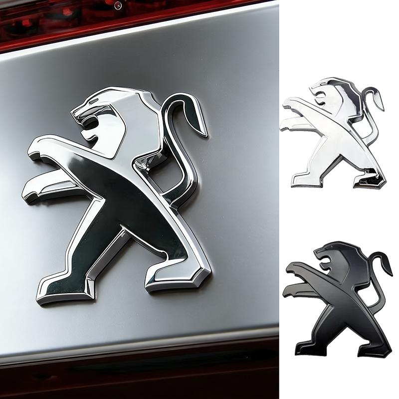10.3x11cm Alloy Car Rear Trunk Logo Emblem Front Badge Sticker for Peugeot 2008 3008 4008 5008 207 208 301 307 308 407 408 508